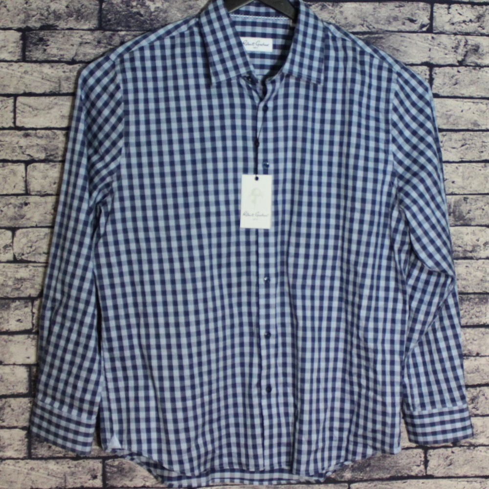 Robert Graham Kade Mens Regular Fit Dress Shirt